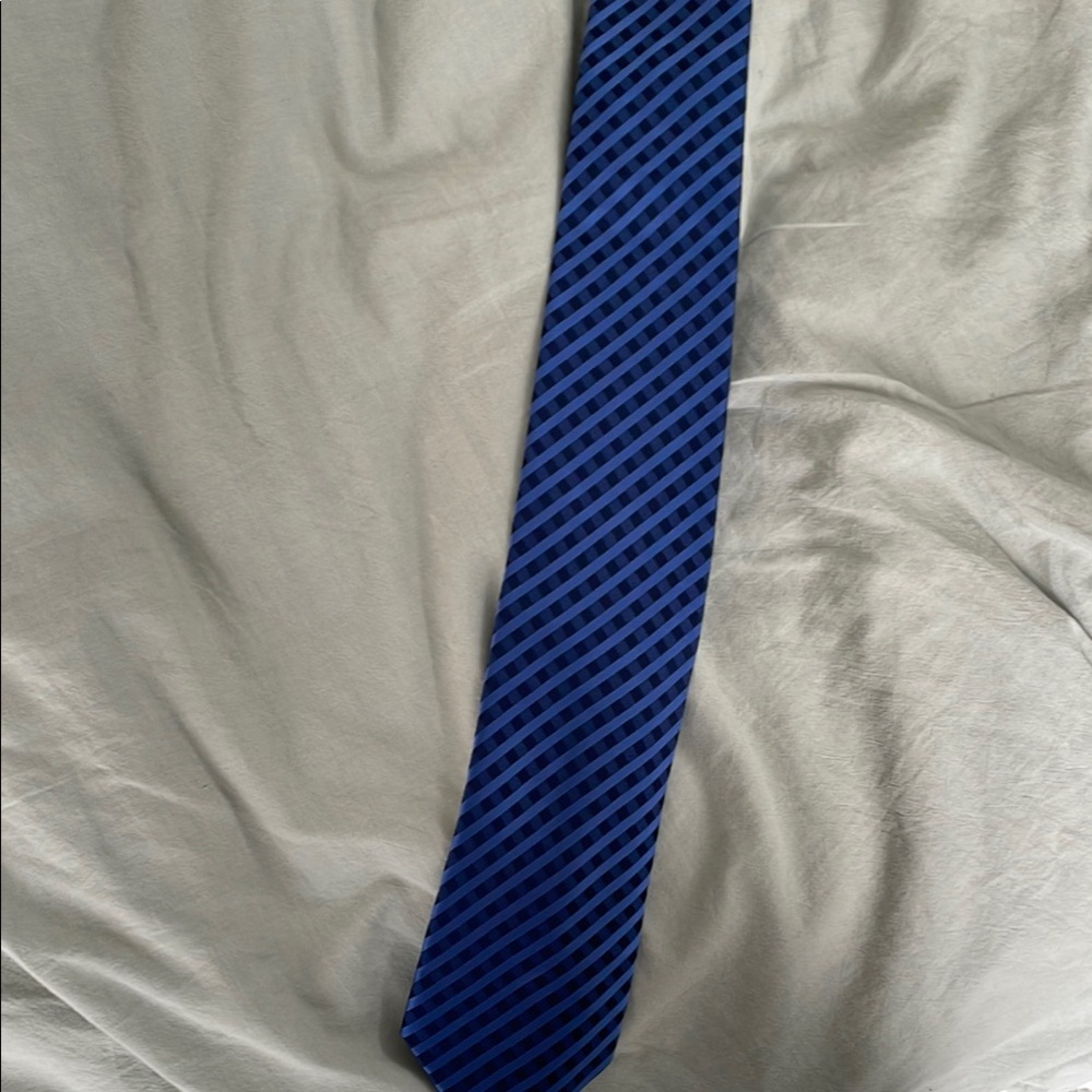 Blue Striped Men's Tie
